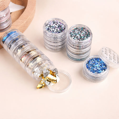 Storage Box, 5 Layer Stackable Plastic Container Round Clear