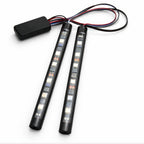 Strip Lights, Universal RGB LED DRL for Cars Flexible Waterproof LED Light