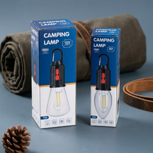 T03 Portable Warm Light Camping Lamp Rechargeable