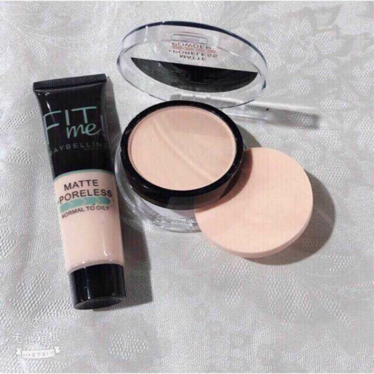 2-in-1 Makeup Deal – Liquid Foundation & Face Powder Combo | Ivory Shade
