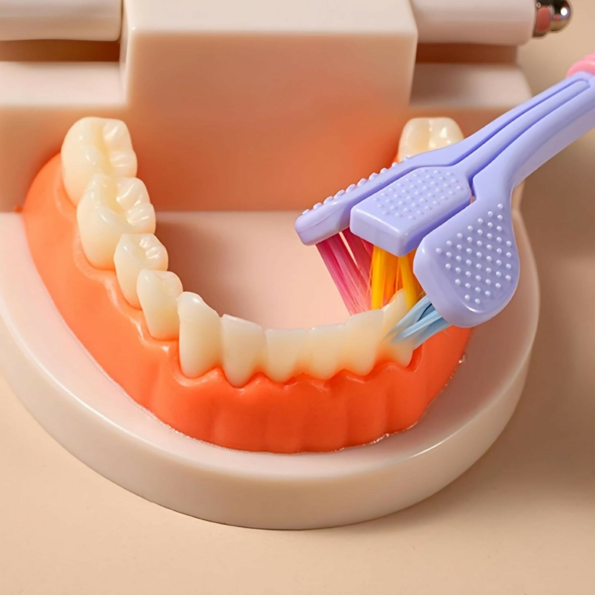 Three-Sided Ultra Soft Bristle Toothbrush