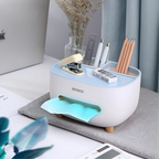 Ecoco Tissue Box With Multifunctional Storage Drawer Is A Creative Desk Organizer Designed For Kitchen Living Room And Office .