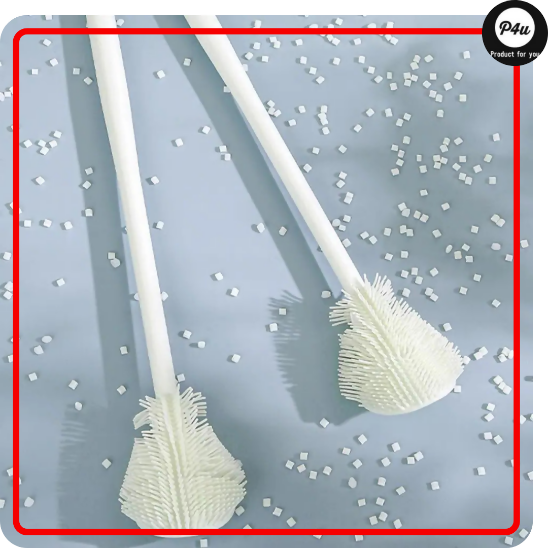 Silicone Bottle Cleaning Brush with Long Handle, for kitchen & household use