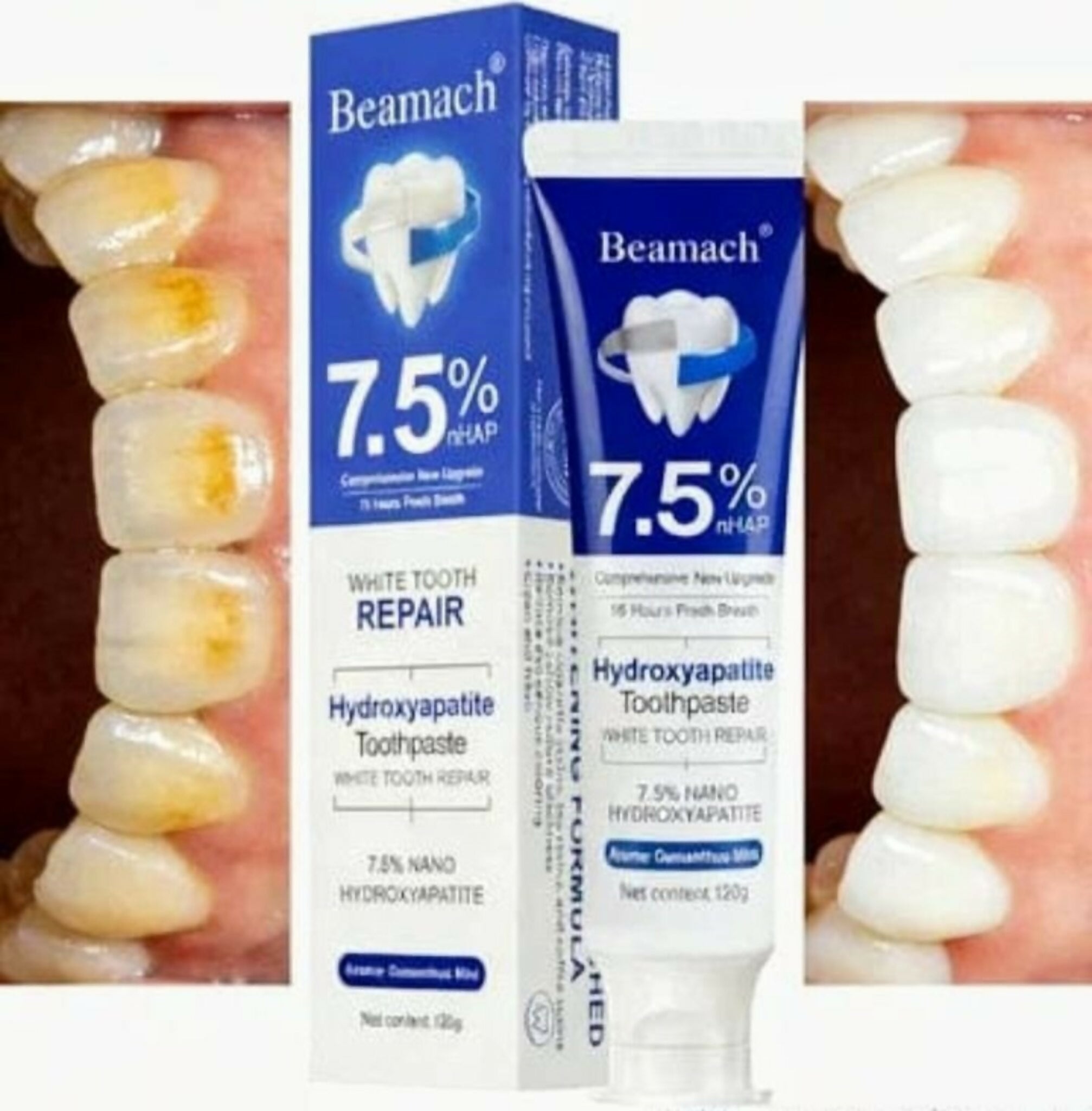 7.5% nHAP White Tooth Repair Toothpaste