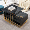 Abide Living Lounge Dining Room Nesting Coffee Center Table (Set of 2)