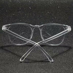 Transparent UV400 Blue Light Blocking Glasses for Men & Women | Clear Lens Computer & Mobile Eyewear | Stylish Unisex Frame with Protective Glasses Box