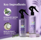 Bare Anatomy Rosemary & Rice Water Hair Growth Spray – 200ml | Strengthen & Thicken Hai
