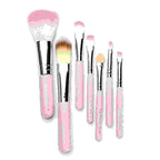7-Piece Kitty Style Makeup Brush Set – Pink Makeup Brushes Kit for Beginners & Professionals