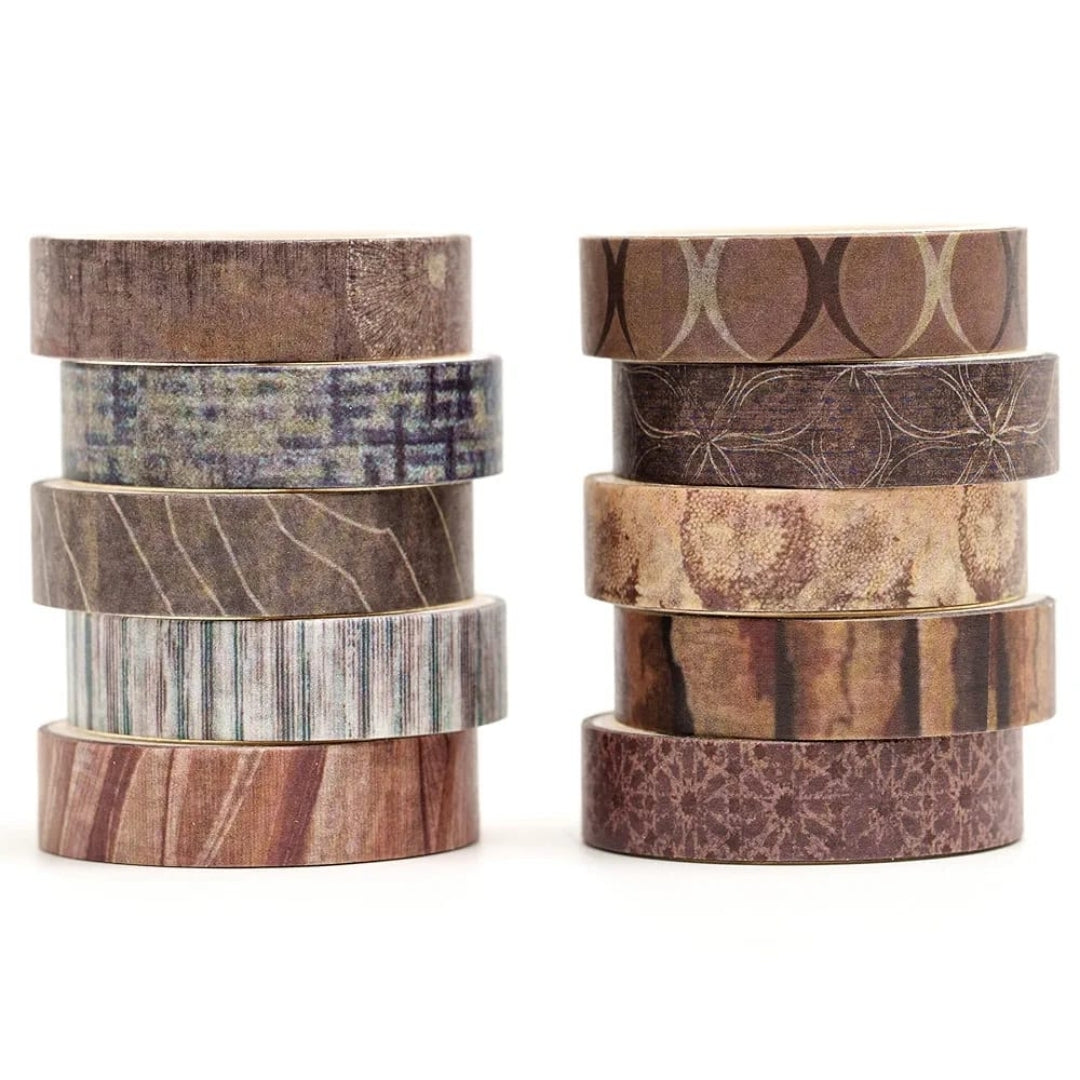 Tape, Songdao Fantasy Washi, Decorative Masking Tape for Crafts - Set 10 Rolls