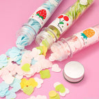 120pcs Disposable Paper Flower Soap Tube – Portable Handwash Sheets for Kids & Adults | Travel-Friendly Pocket Soap Flakes