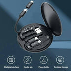 5 In 1 Multifunctional Data Cable Set 60W Fast Charging