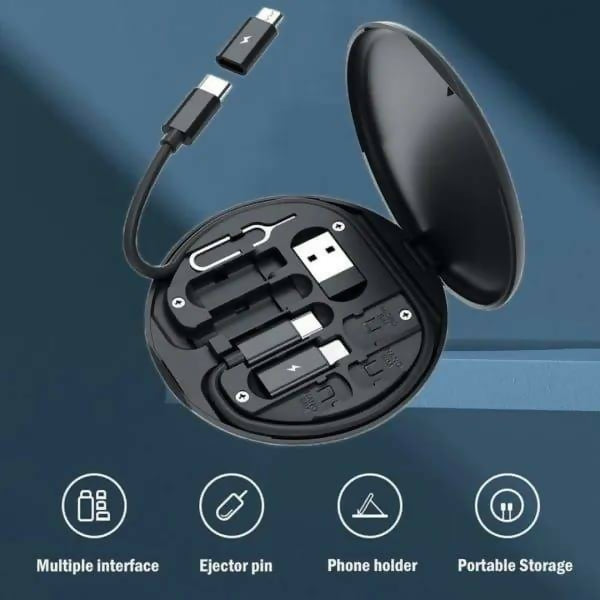 5 In 1 Multifunctional Data Cable Set 60W Fast Charging