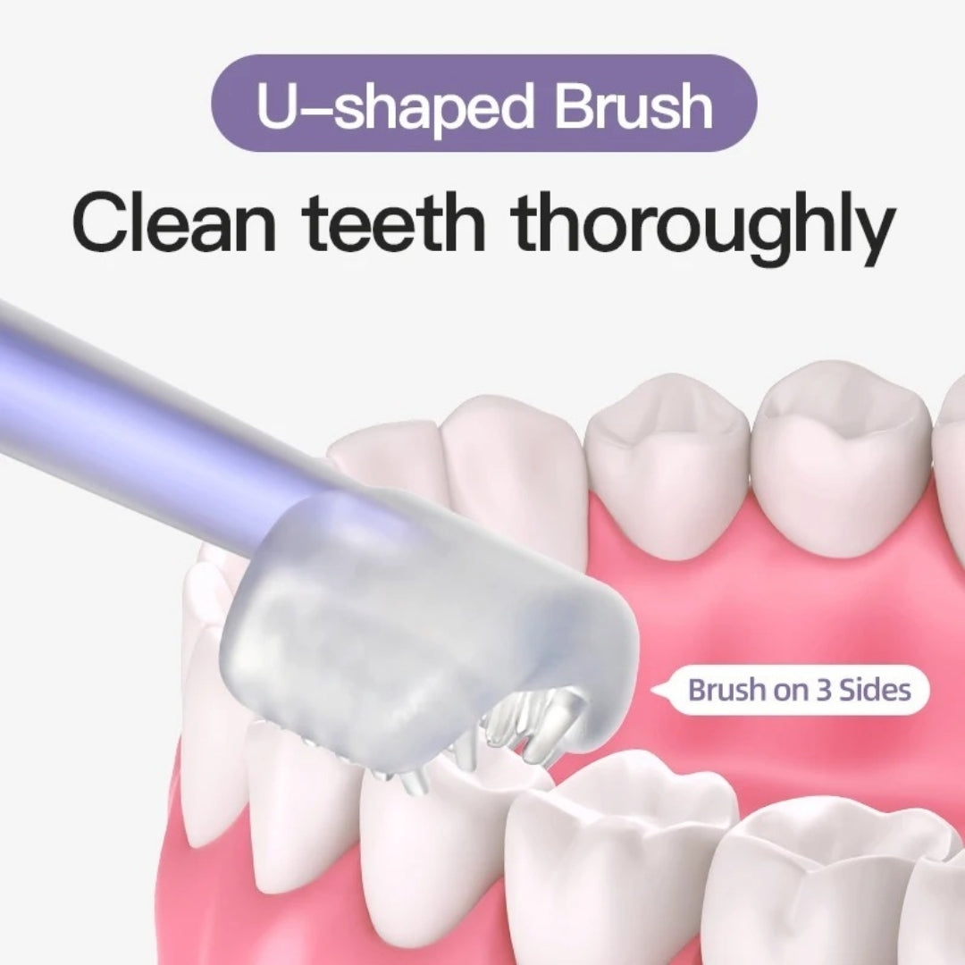 Toothbrush and Tongue Cleaner, with Storage Box - Pack of 2