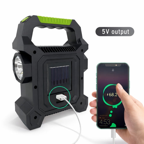 Torch, Portable LED with COB Light USB Charging Outdoor Camping Light