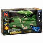 Transformable Fighter Jet and Tank, Durable Toy for Kids