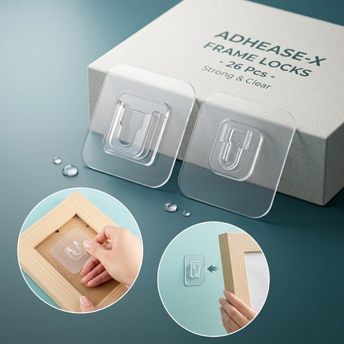 Transparent Plastic Snap Button Fasteners 6 Pair Set