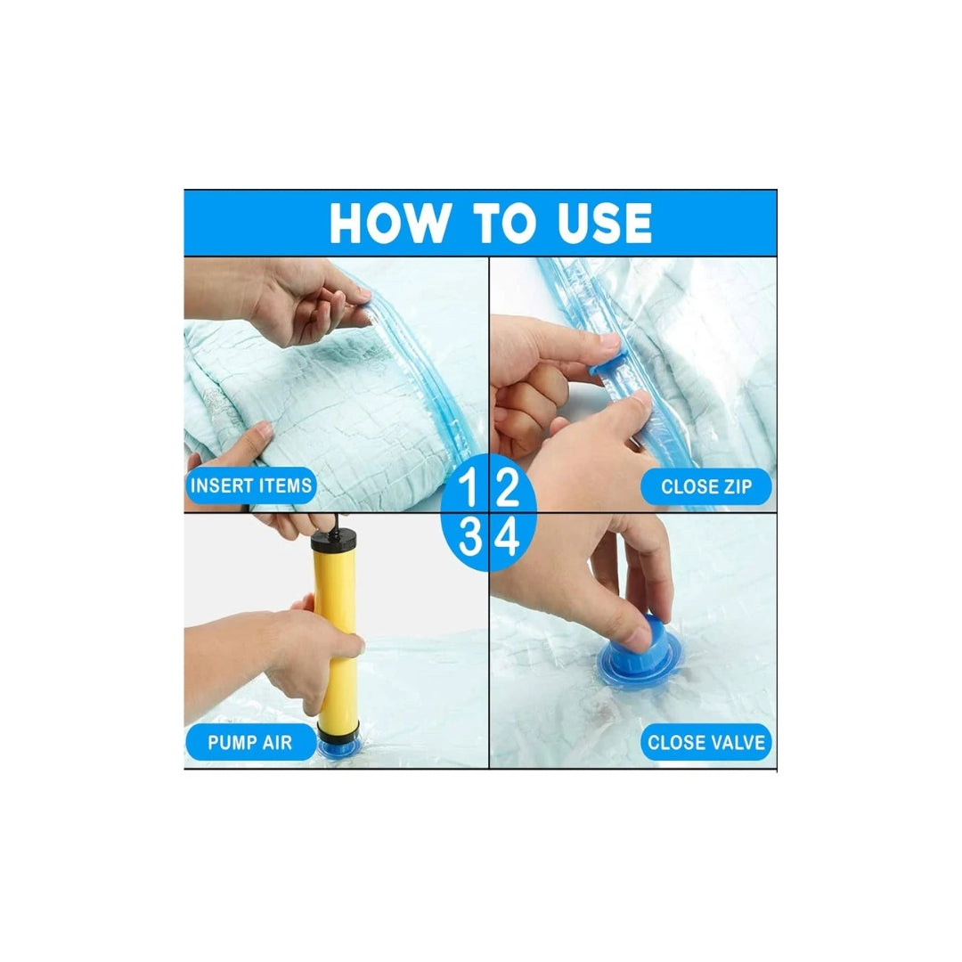 Travel vacuum bags