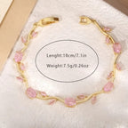 Tulip Stainless Steel Bracelet for Women
