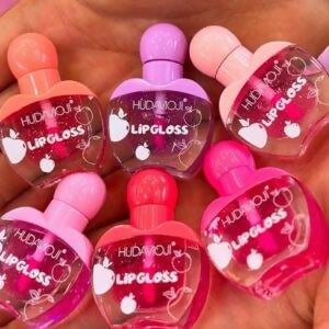 Huda Moji High Pigmented Lip Oil Set – Shades of Pink Gloss Collection ~ Pack