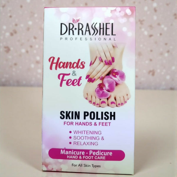 Dr Rashel Hand & Foot Skin Polish | 210g | Powder Formula | Includes Blonder Powder | Smooth & Refreshing Care