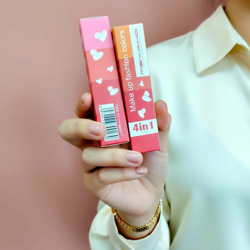 4 in 1 Multicolor Lipstick and Eyeshadow Stick – Creamy Makeup Stick