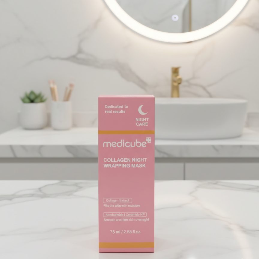 Medicube Collagen Night Wrapping Mask | Overnight Hydration & Repair | Restores Skin Elasticity