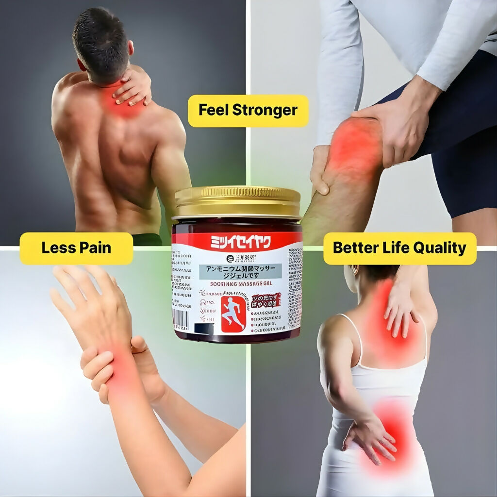 Instant Pain Relief Massage Gel, Fast-Acting & Muscle Soothing
