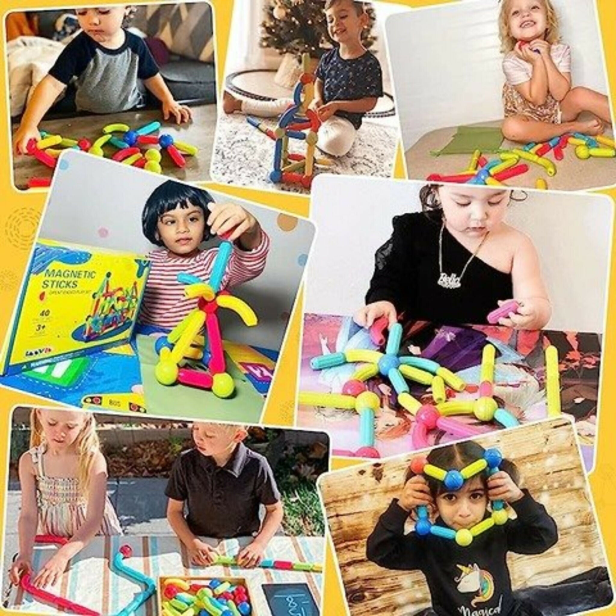 25 pcs Magnetic Blocks Toy for Kids