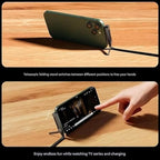USB C cable with adjustable phone stand