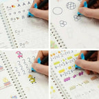 Magic Practice Copybook 4 BOOKS Magic Book For Montessori Children Tracing Handwriting First Learning Books For Kids Preschool