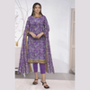 Unstitched Suit, Mirha Print Lawn Purple & Effortless Summer Elegance