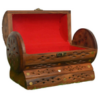 Jewelry box dholki shape
