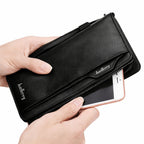 Unisex Long Wallet with Mobile Compartment
