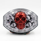 Universal 125cc LED Skull Tail Light for Motorcycles