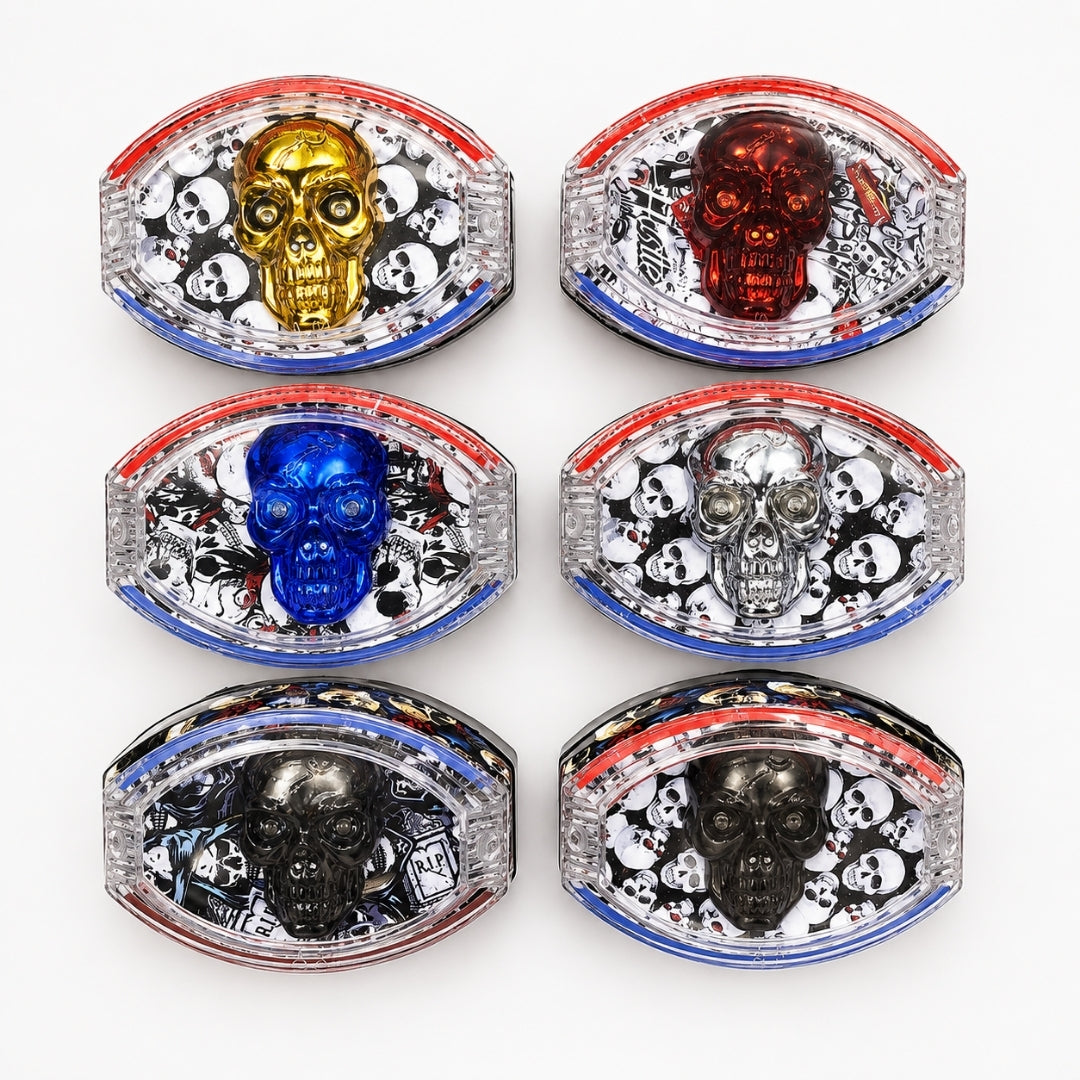 Universal 125cc LED Skull Tail Light for Motorcycles