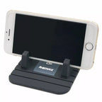 REMAX Fairy black silicone anti-slip mobile phone holder for desk use