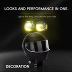 Universal motorcycle spotlight