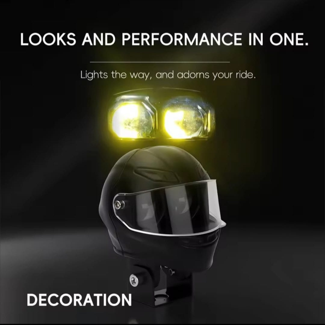 Universal motorcycle spotlight