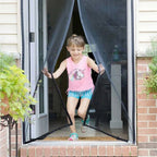 Net Curtain, Magnetic Mesh Screen Door Hands Free Mosquito