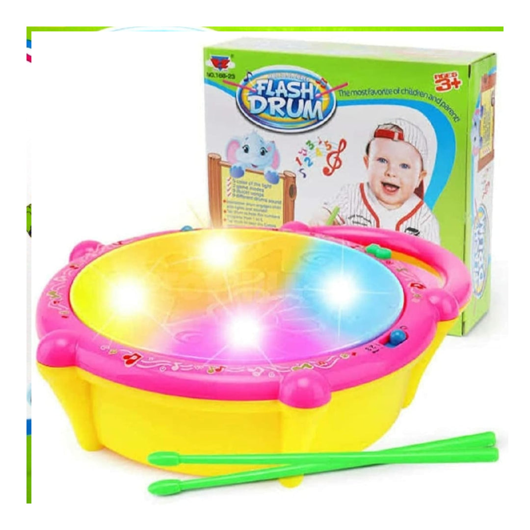 3D Flash Drum, Musical  with Lights, for Kids