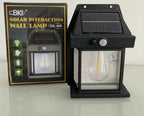 CBK Solar Interaction Wall Lamp BK-888 – Waterproof Outdoor Motion Sensor Filament LED Lantern