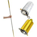 Professional Metal Appearing Cane for Magic Tricks – Portable Telescoping Pocket Staff