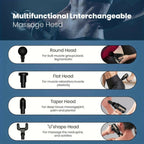 Massage Gun 5 In 1 Multifunctional Electric Full Body Massage Equipment Set - 6 Speeds With 4 Massage Heads For Deep Tissue Relief And Relaxation (Random Color)