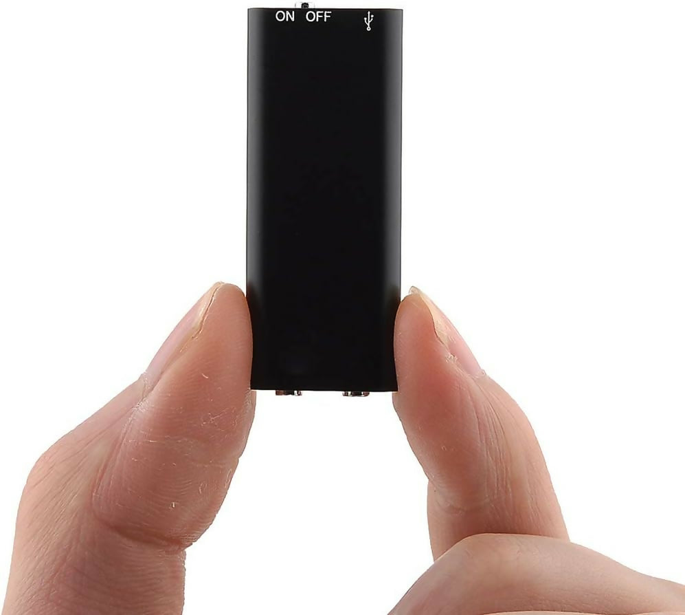 Digital Voice Recorder Mini Voice Recorder with 16GB, 32GB USB Flash Drive and Mp3 Function192 Hours Recording Capacity Black Small Audio Dictaphone for Meetings and Transfer Files 192Kbps