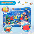 Inflatable Leakproof Tummy Time Water Mat for Kids – Safe & Fun Baby Play Mat (Random Color)