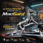 Front Mudguard Horse Ornament for Bikes – Premium Chrome Style Bike Decoration