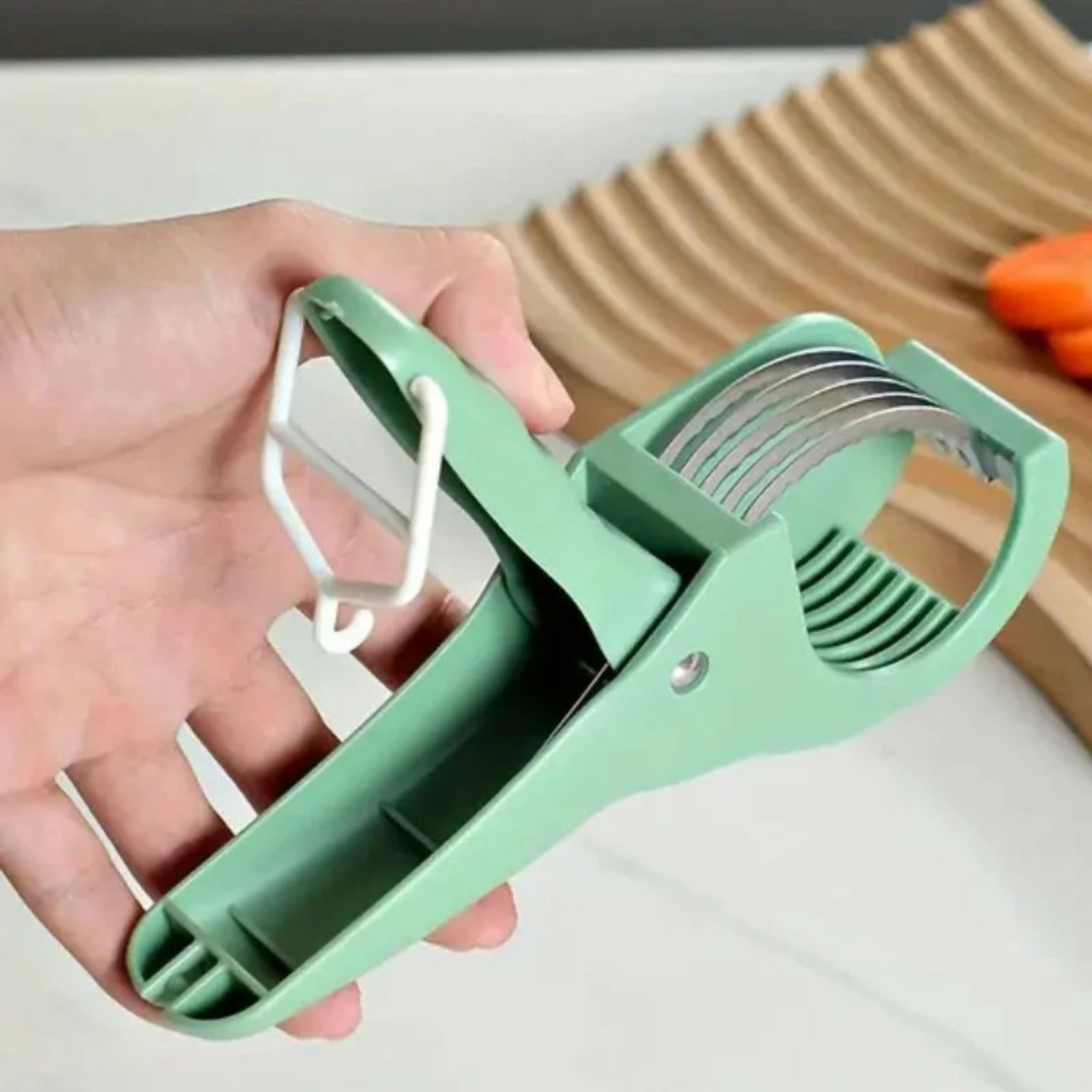 5 Blade Vegetable & Fruit Cutter and Slicer | Random Colors