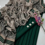 3 Pcs Women's Unstitched Plain Suit