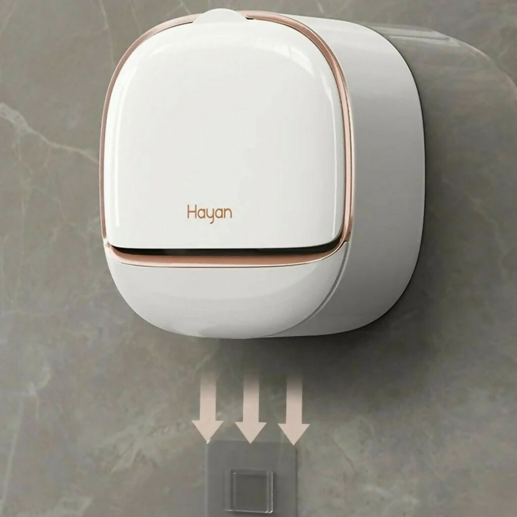 Self-Adhesive Wall-Mounted Luxury Soap Holder, Milky & Light Green