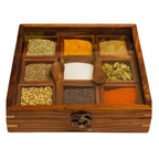 Wooden Masala Box